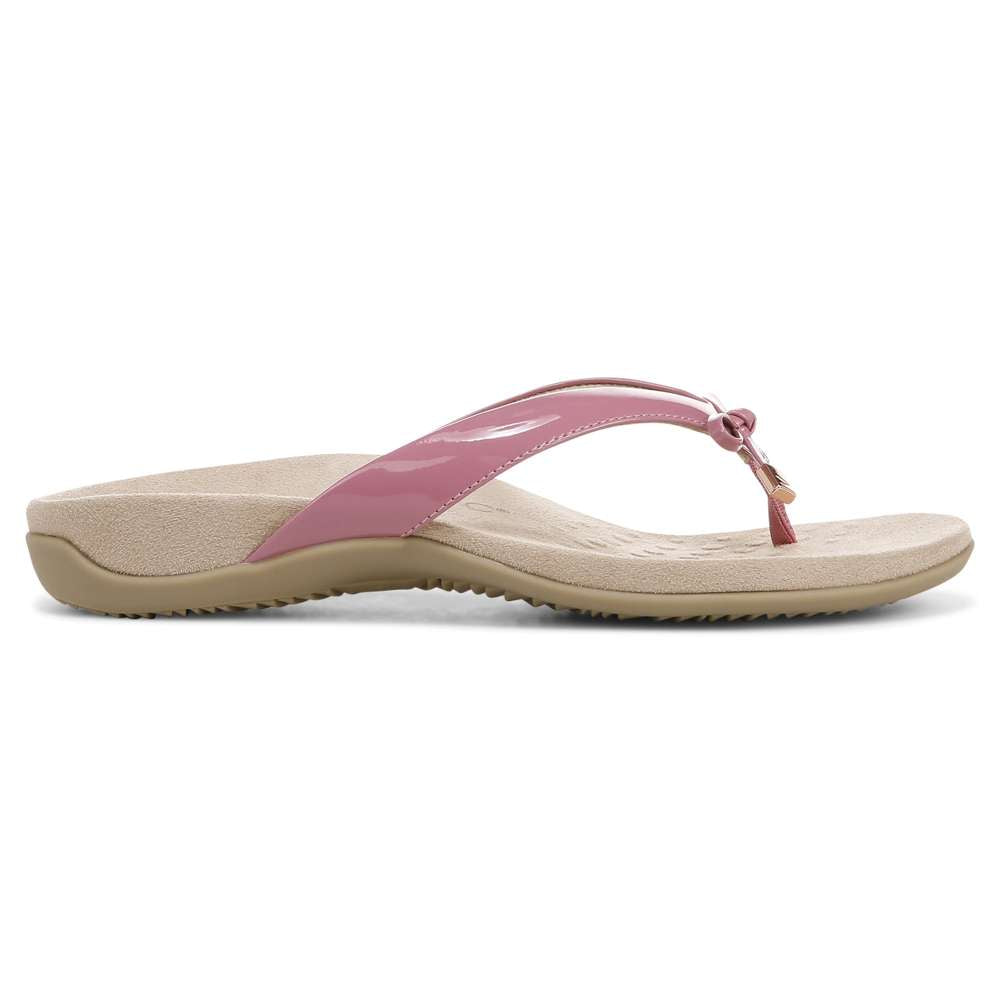 Bella Toe Post Sandal - Rhubarb - Image 2