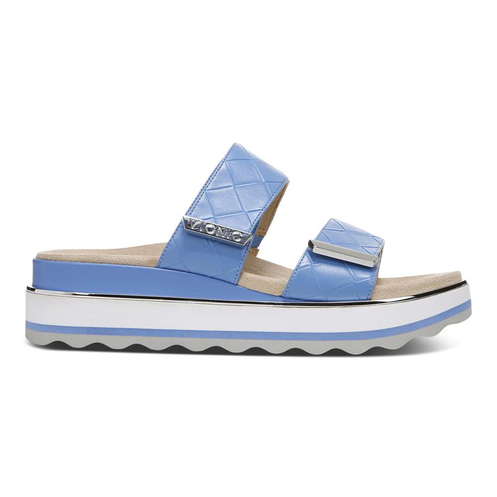 Brandie Flatform Slide - Azure - Image 2