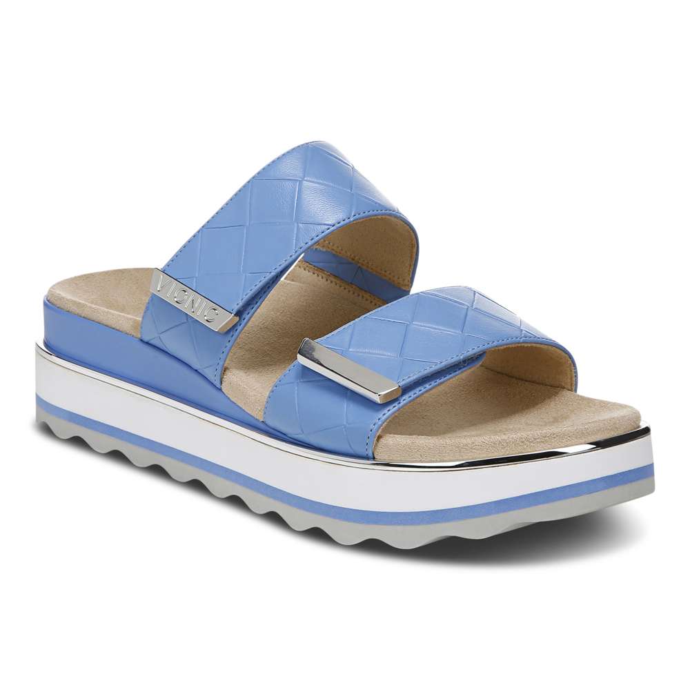 Brandie Flatform Slide - Azure - Image 12
