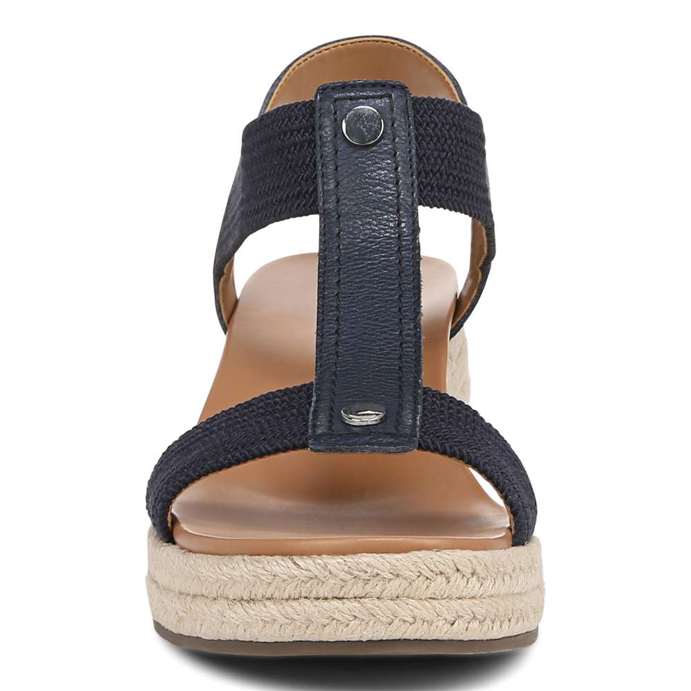 Calera Wedge - Navy Leather - Image 5