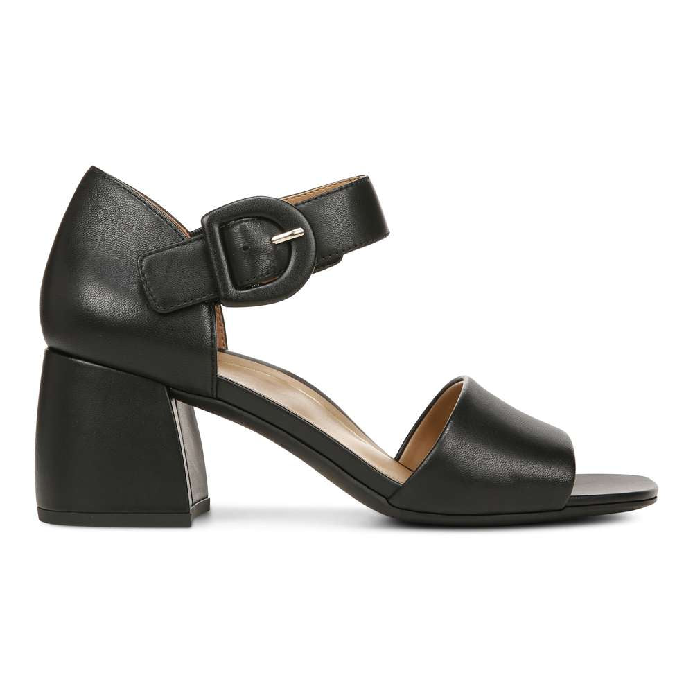 Chardonnay Heeled Sandal - Black - Image 2