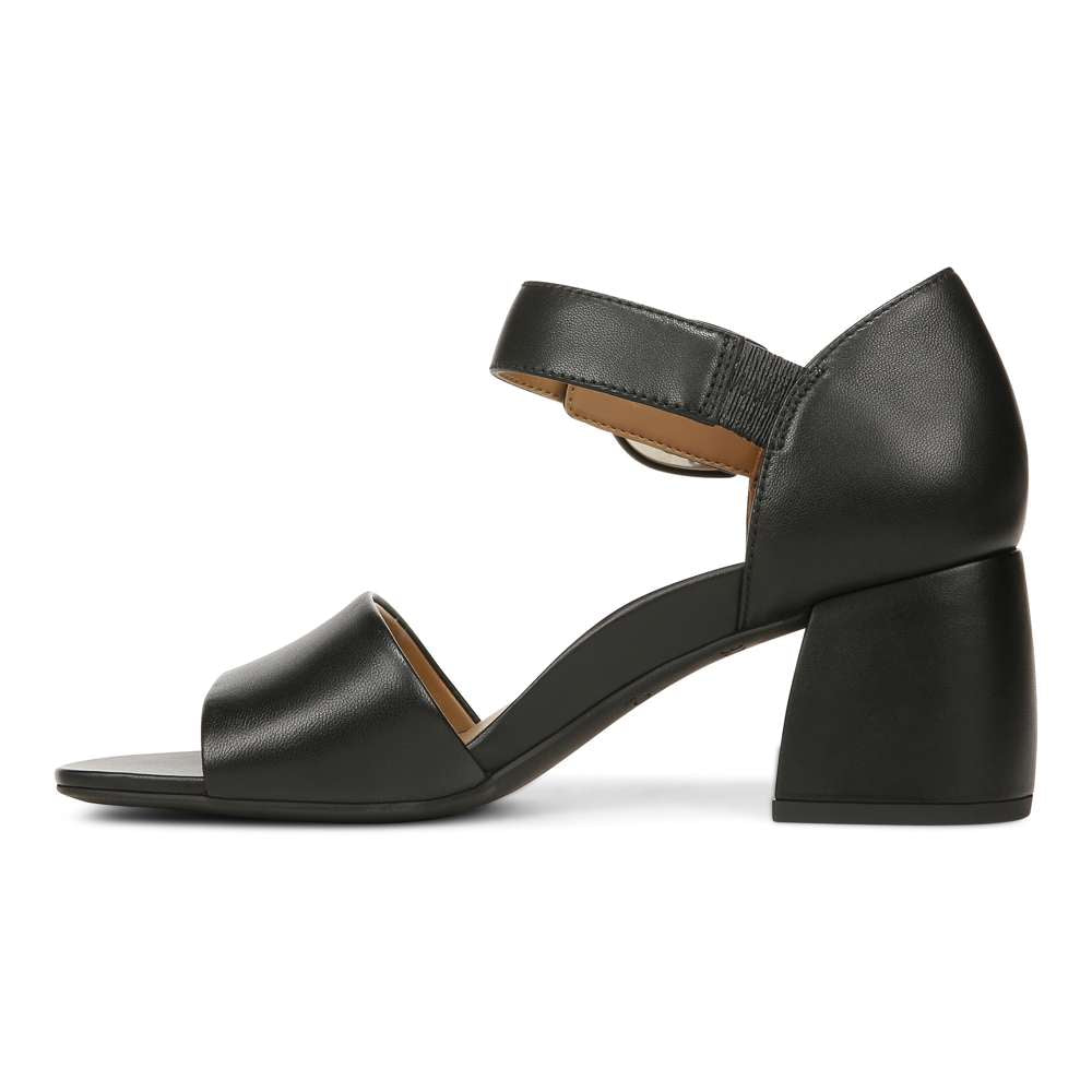 Chardonnay Heeled Sandal - Black - Image 3