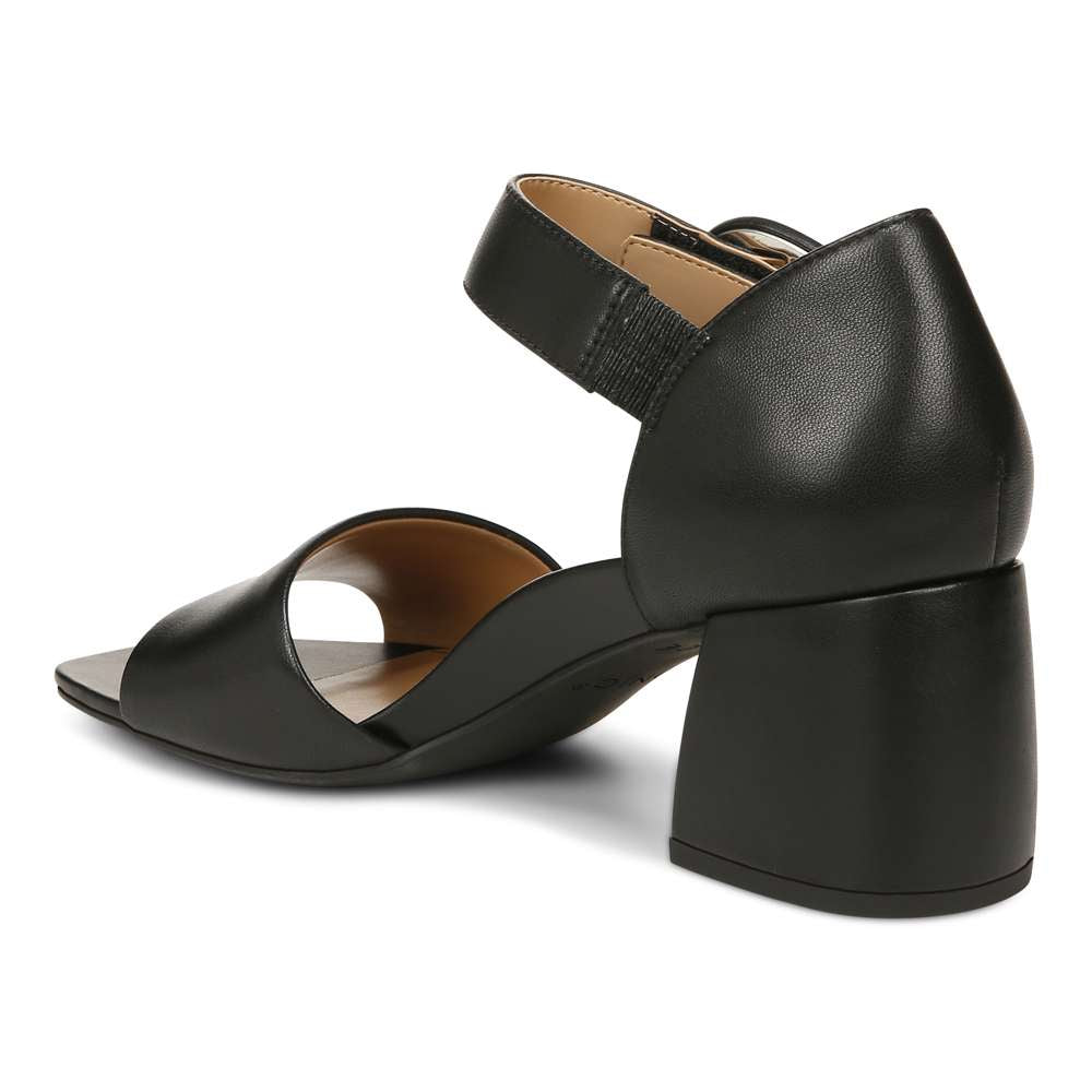 Chardonnay Heeled Sandal - Black - Image 6