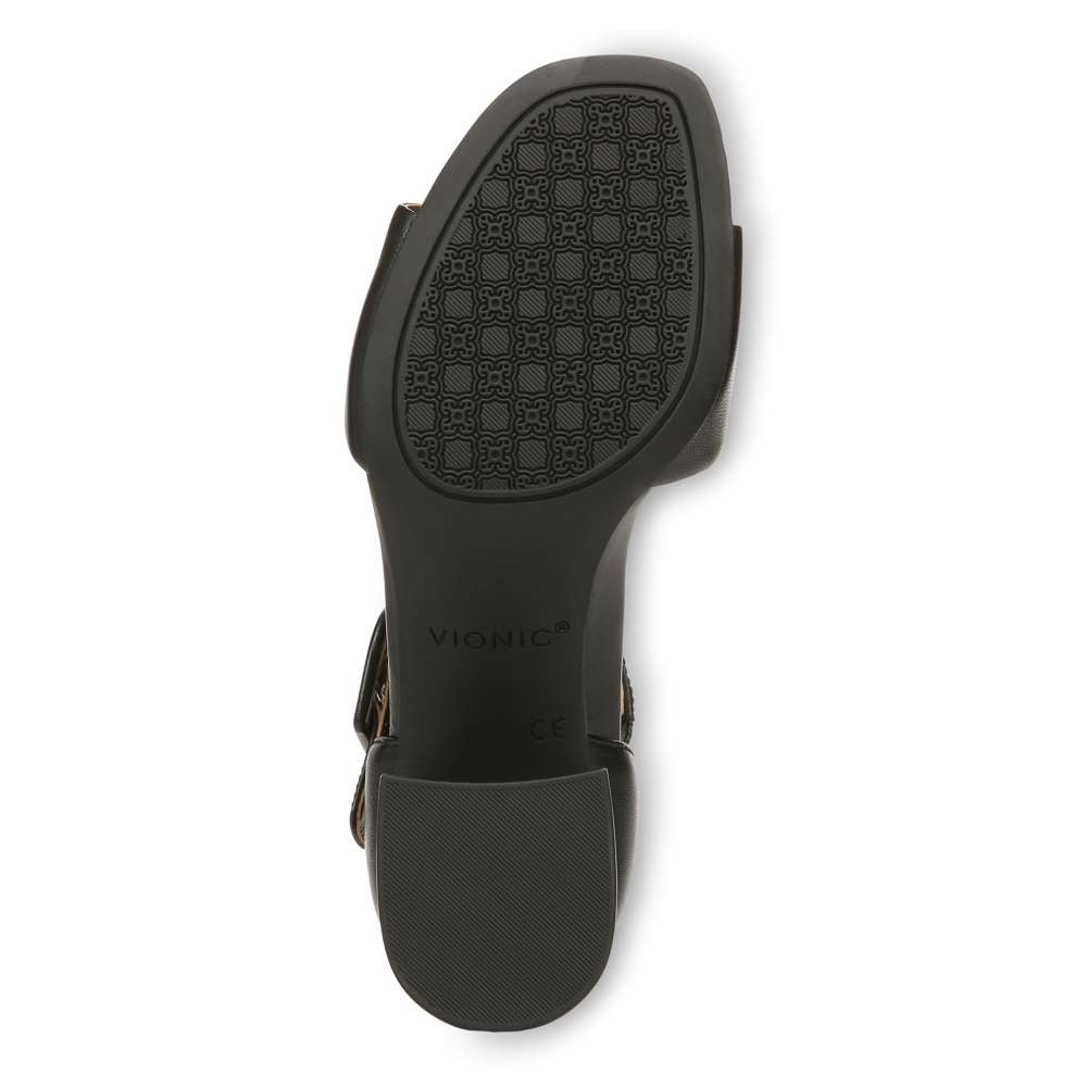 Chardonnay Heeled Sandal - Black - Image 7