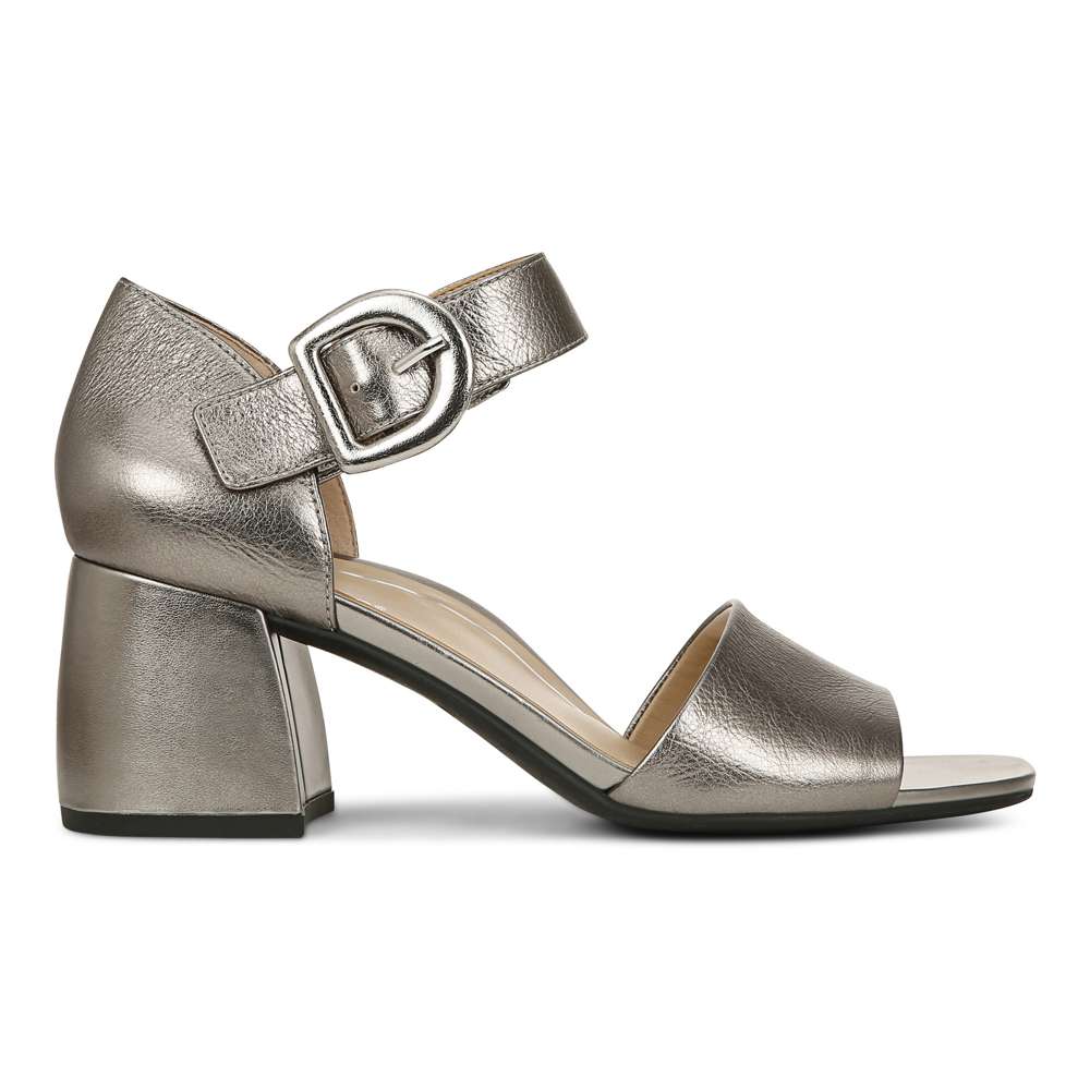 Chardonnay Heeled Sandal - Pewter - Image 2