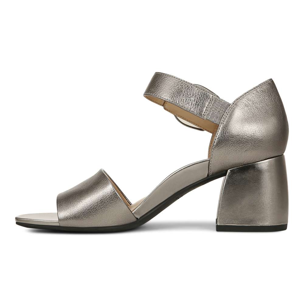 Chardonnay Heeled Sandal - Pewter - Image 3