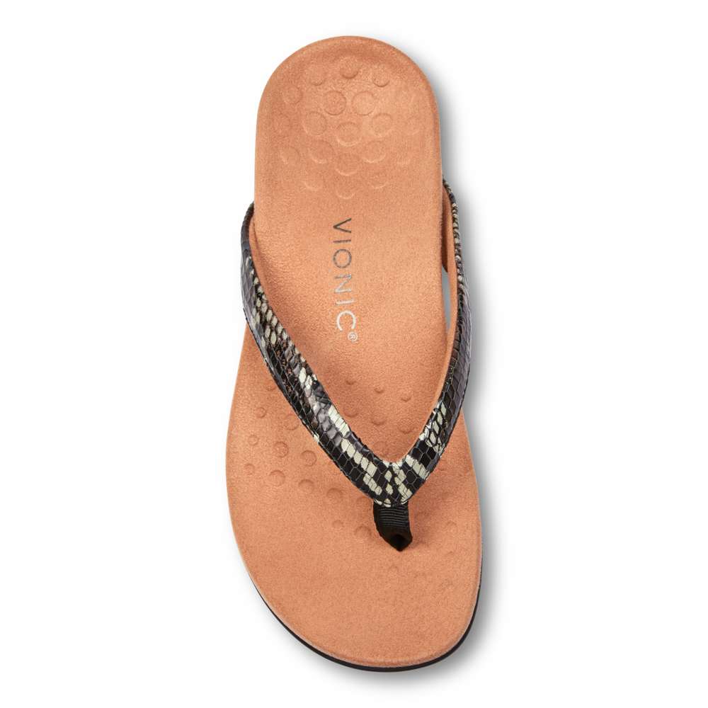 Dillon Toe Post Sandal - Boa Black - Image 4
