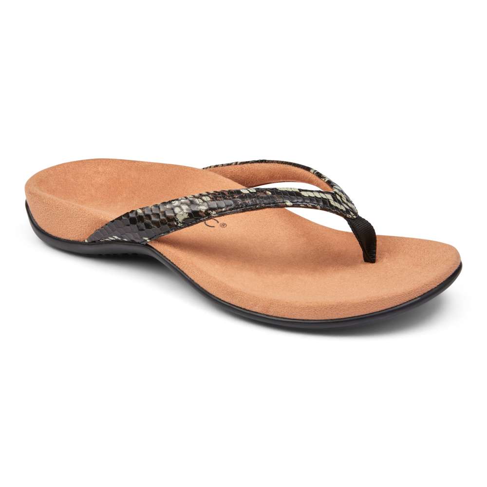Dillon Toe Post Sandal - Boa Black - Image 10