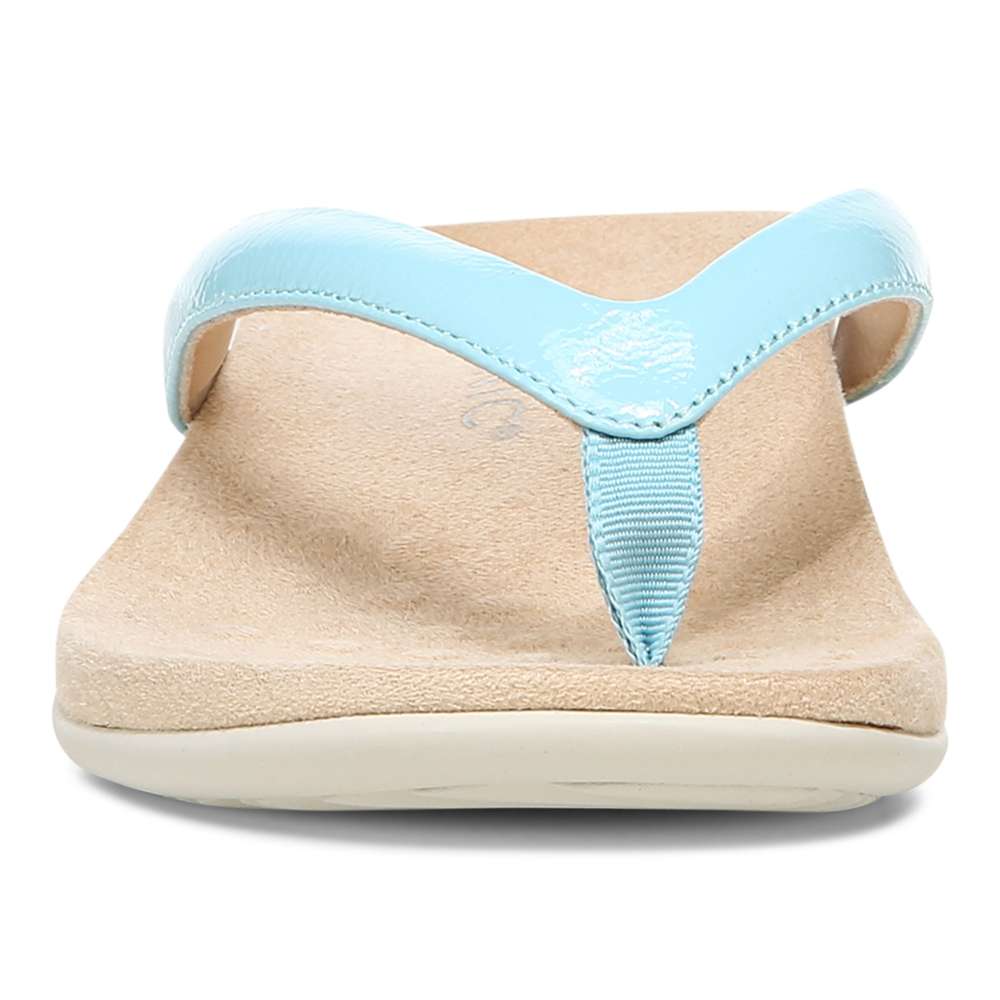 Dillon Toe Post Sandal - Porcelain Blue - Image 5
