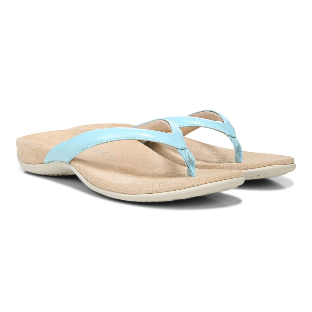 Dillon Toe Post Sandal - Porcelain Blue - Image 7