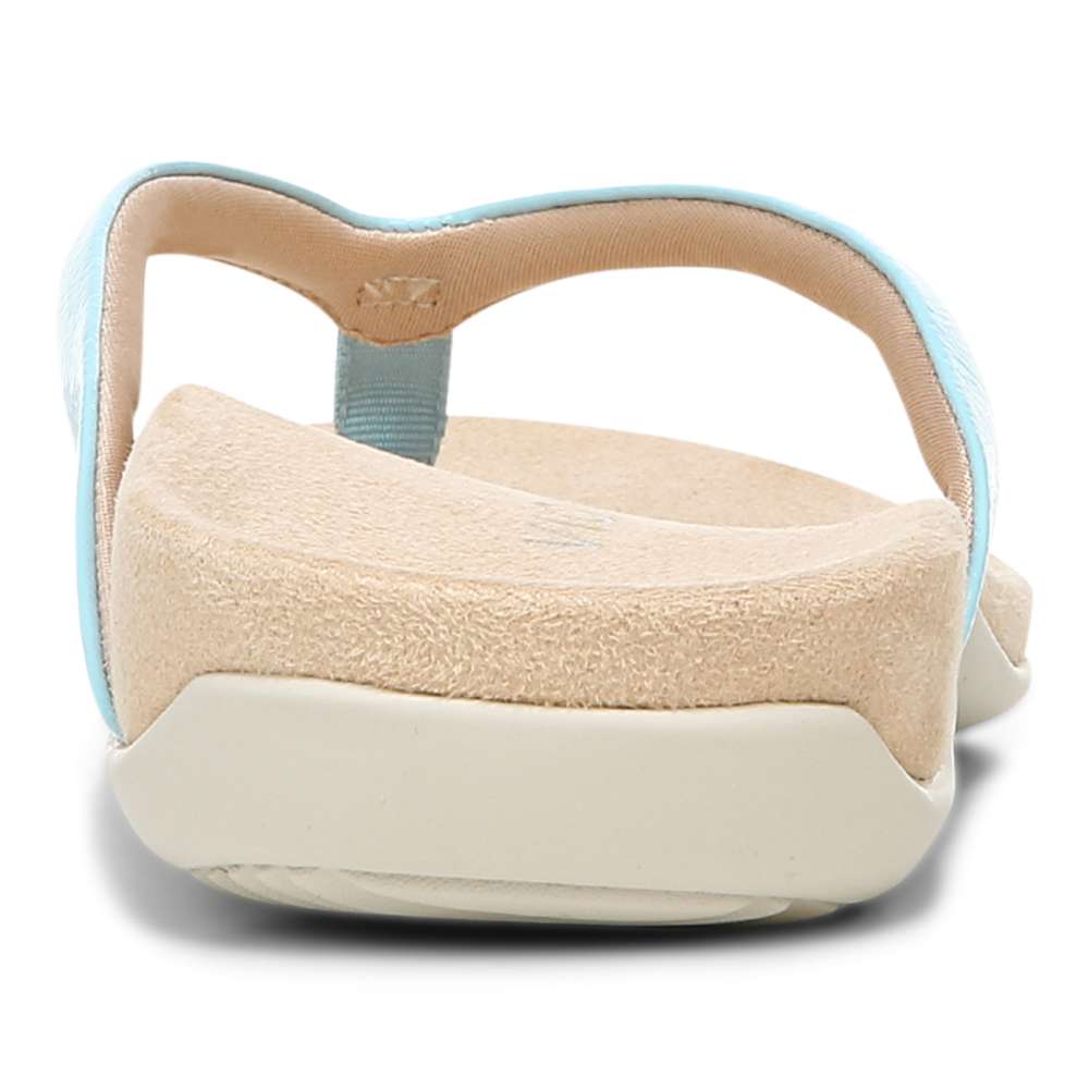 Dillon Toe Post Sandal - Porcelain Blue - Image 8
