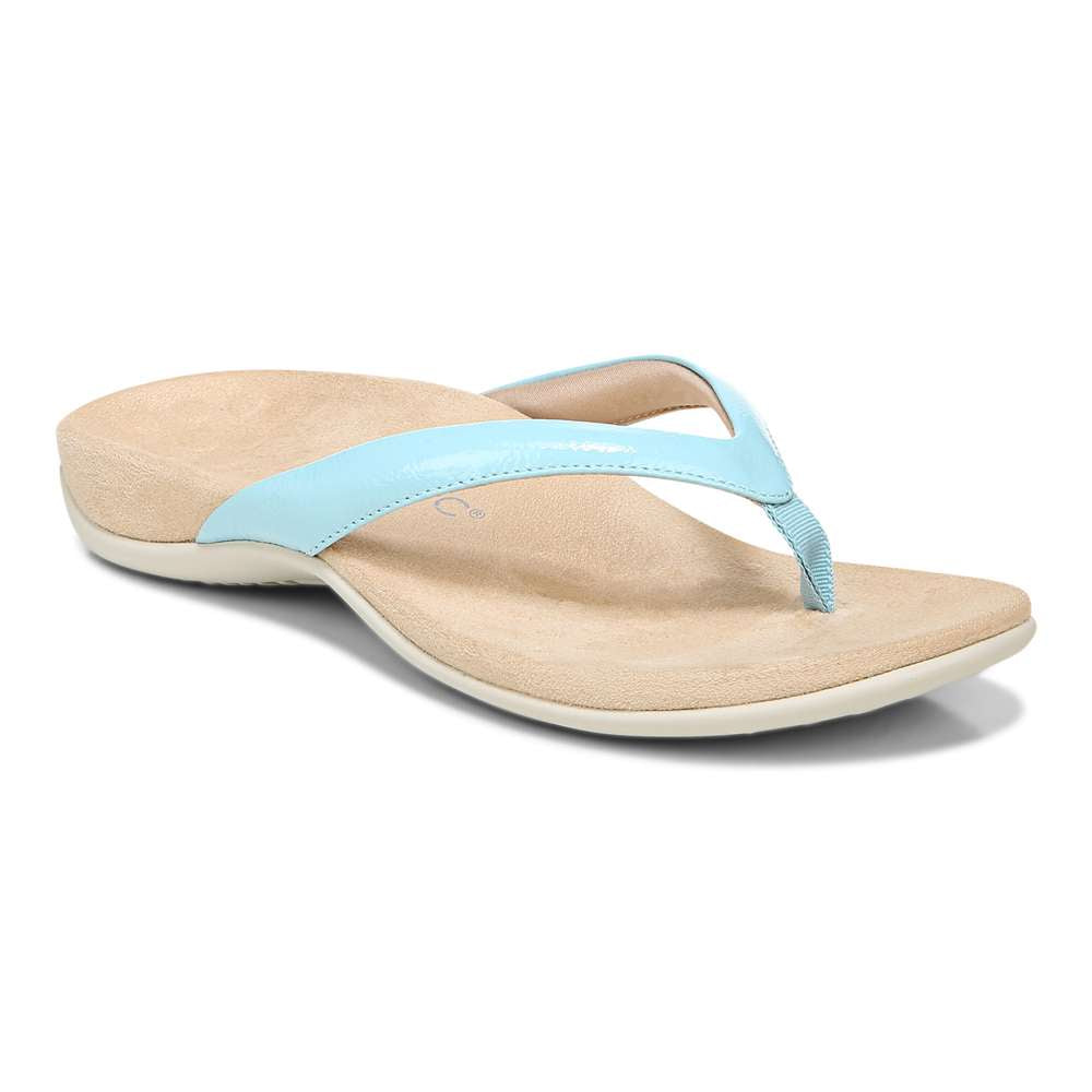 Dillon Toe Post Sandal - Porcelain Blue - Image 12