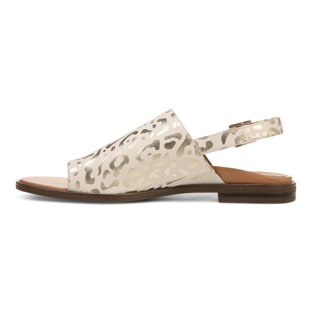 Ella Sandal - White Leopard - Image 3