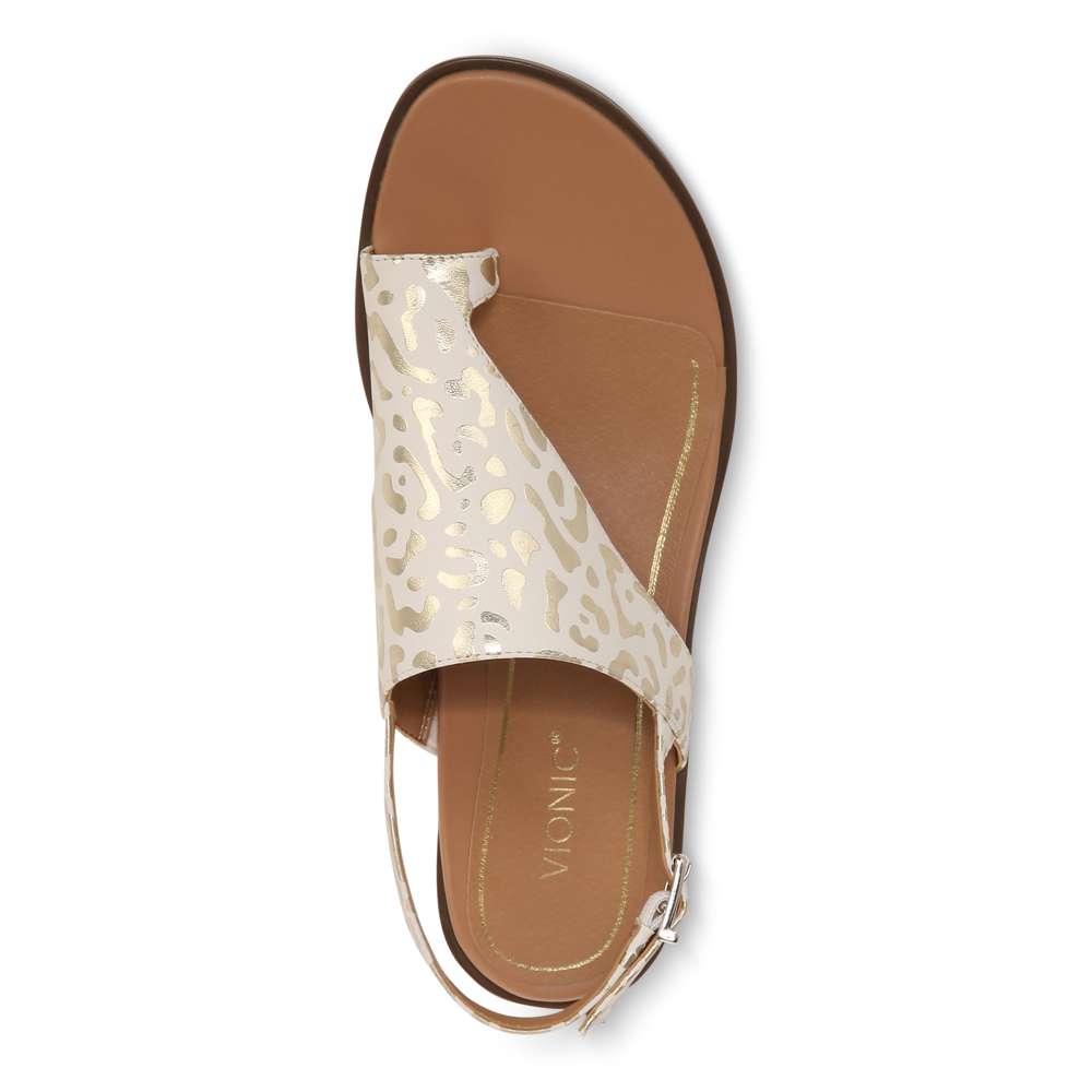 Ella Sandal - White Leopard - Image 4