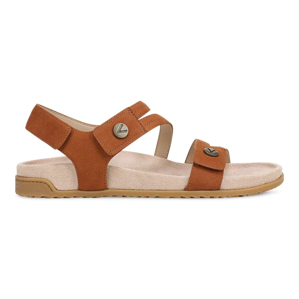 Essie Strappy Sandal - Brandy - Image 5