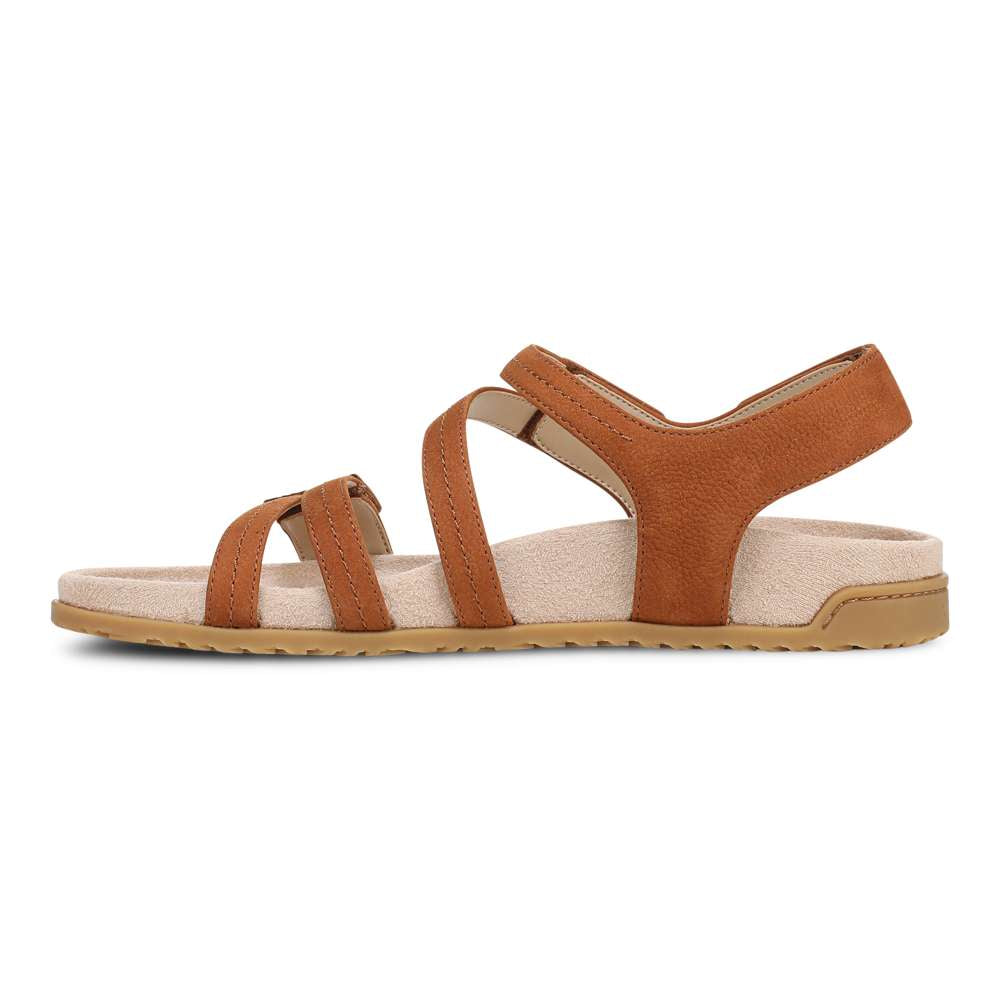 Essie Strappy Sandal - Brandy - Image 6