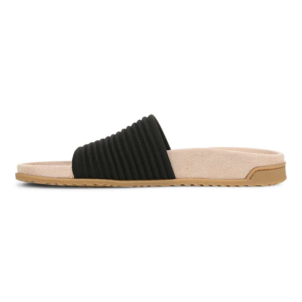 Evie Knit Slide - Black - Image 3