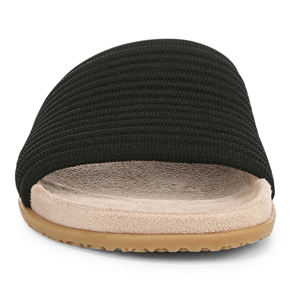Evie Knit Slide - Black - Image 5