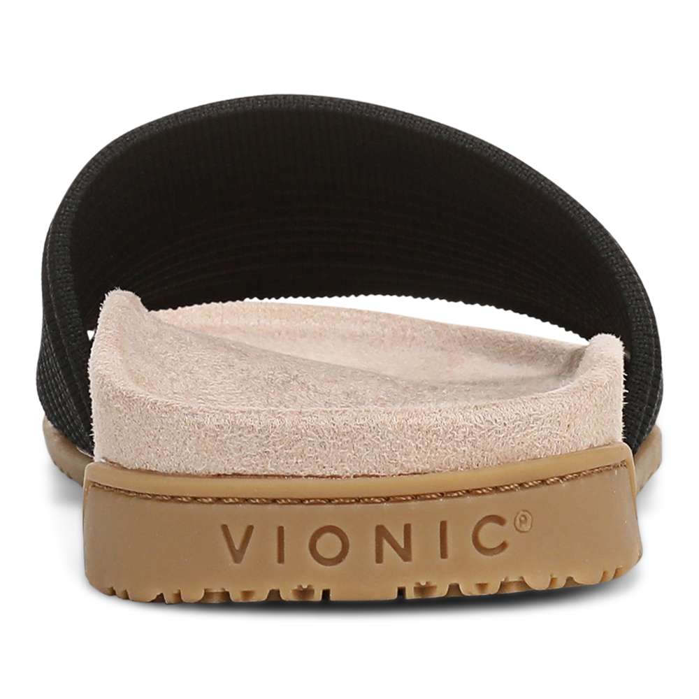 Evie Knit Slide - Black - Image 7