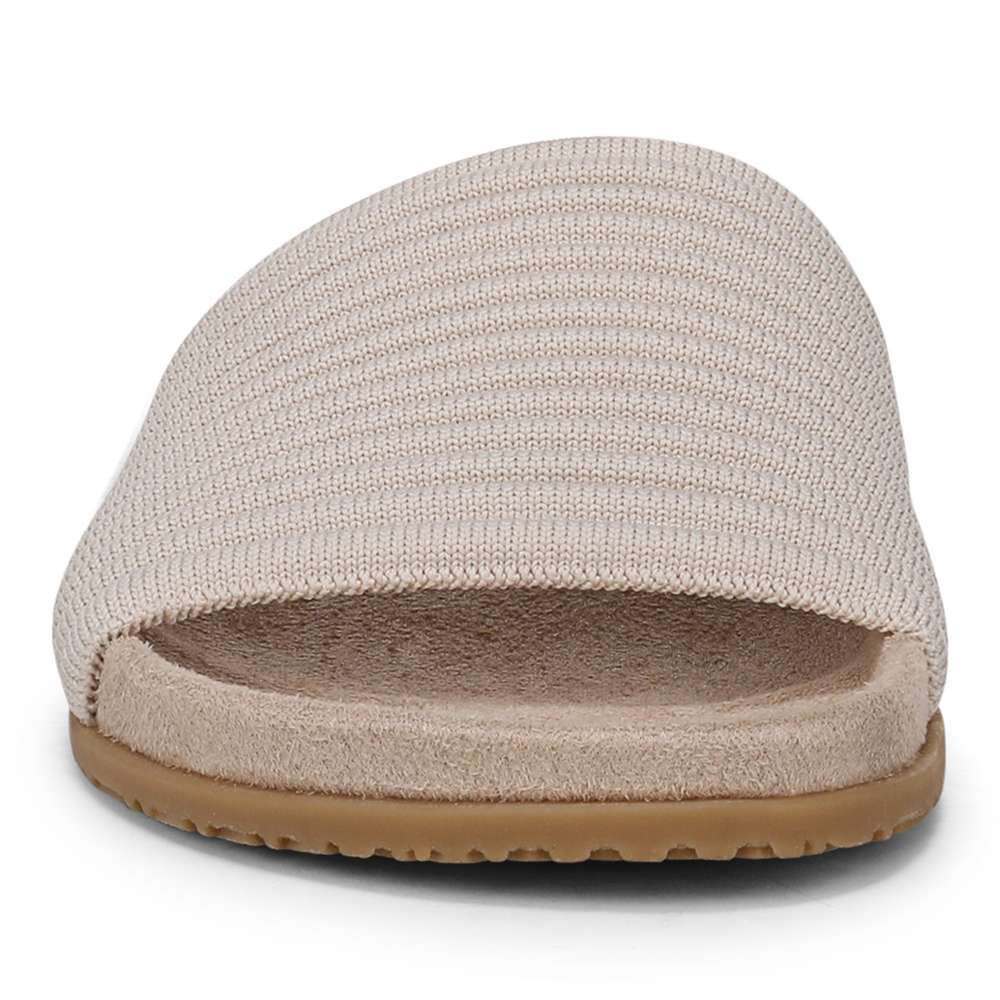 Evie Knit Slide - Cream - Image 5