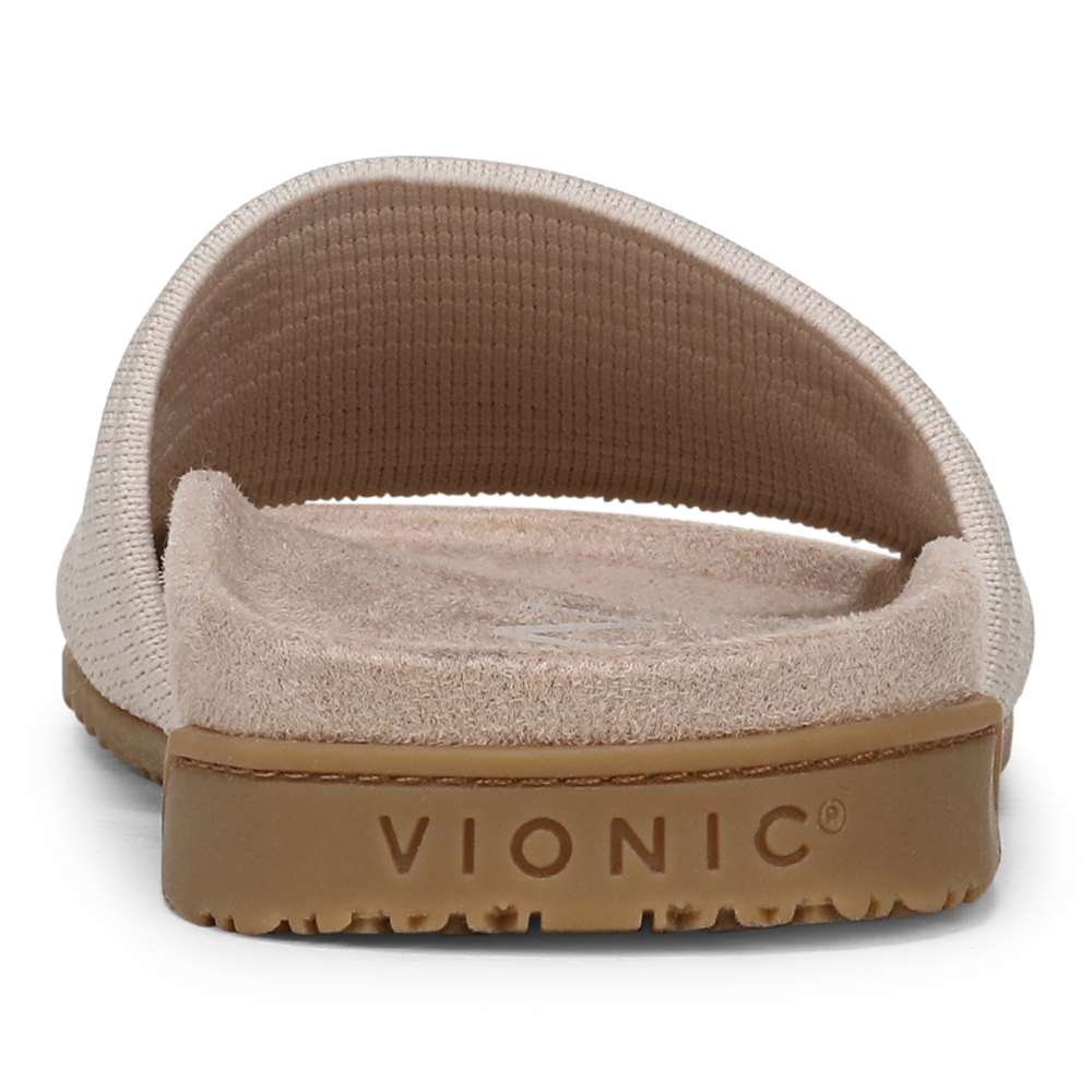 Evie Knit Slide - Cream - Image 6