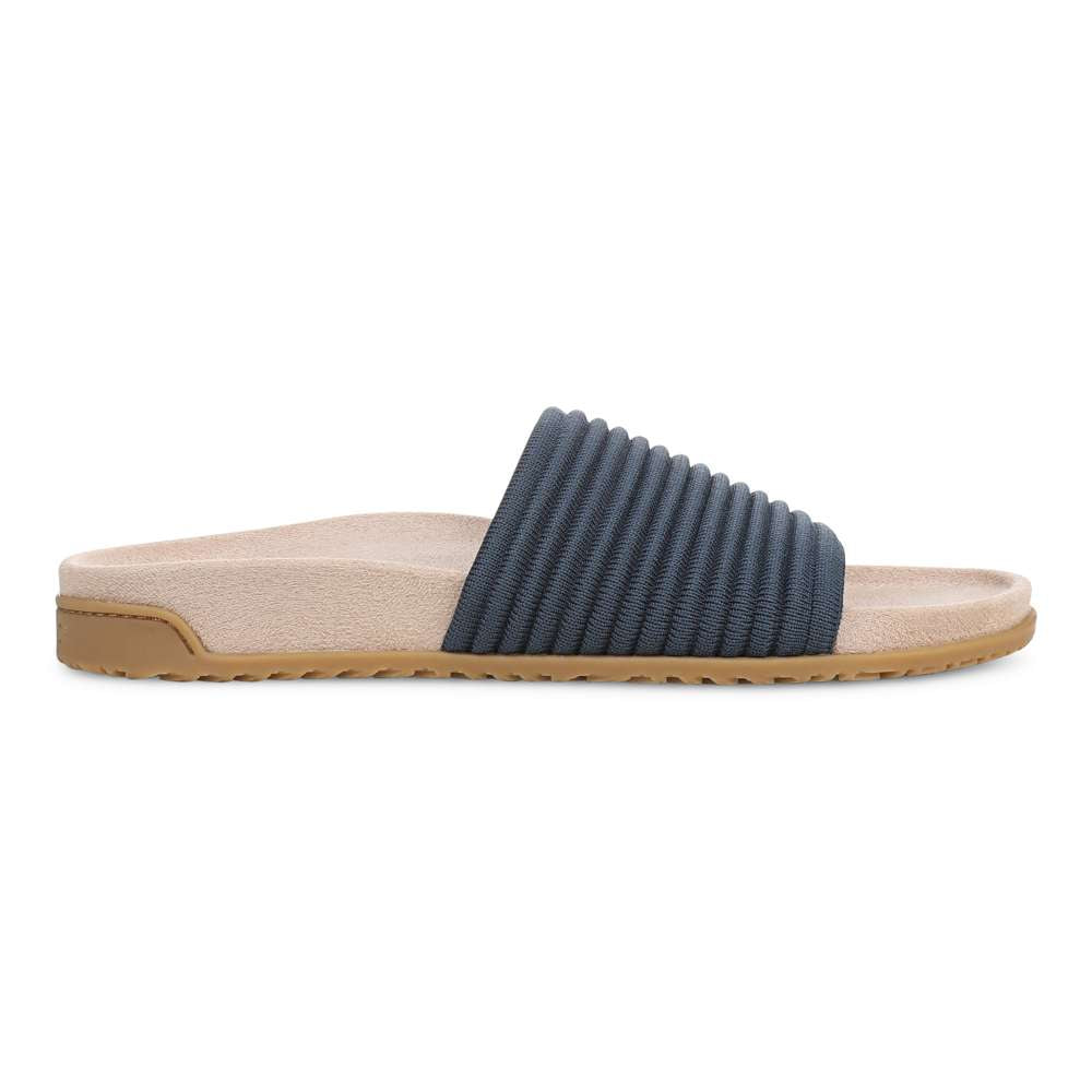 Evie Knit Slide - Dark Denim - Image 2