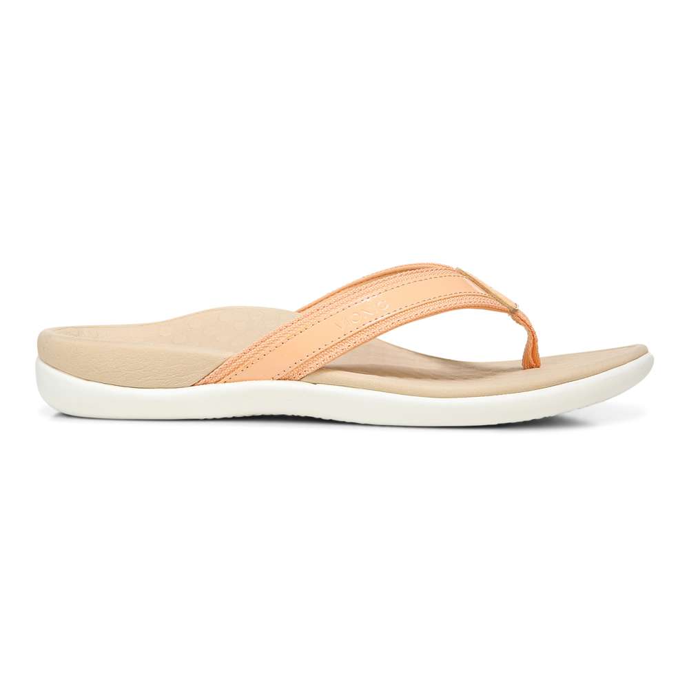 Islander Toe Post Sandal - Apricot - Image 2