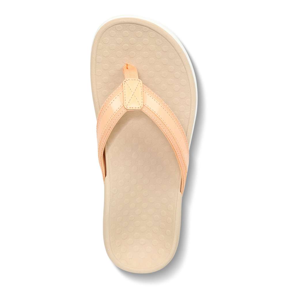 Islander Toe Post Sandal - Apricot - Image 4