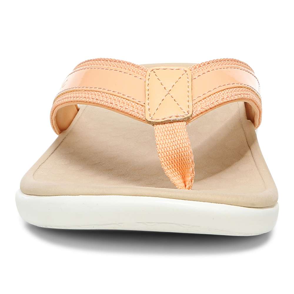 Islander Toe Post Sandal - Apricot - Image 5