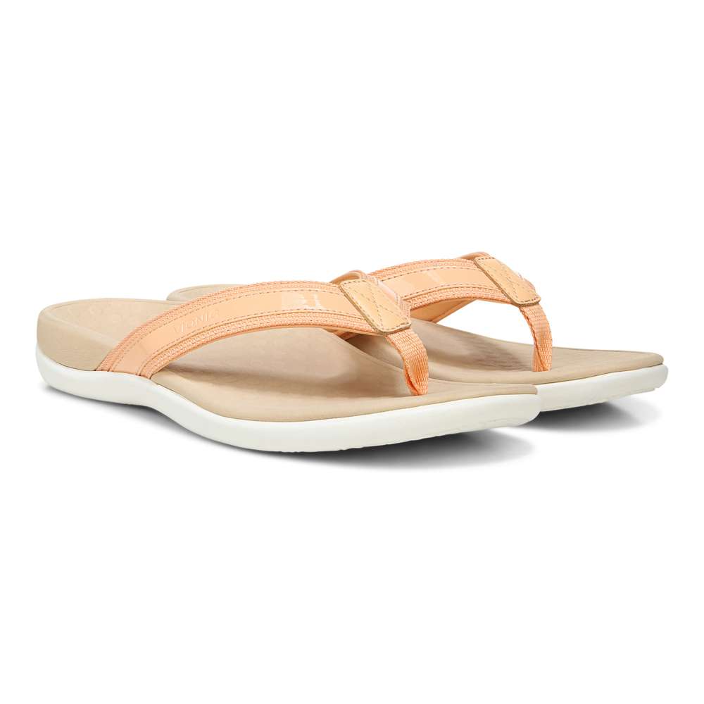 Islander Toe Post Sandal - Apricot - Image 6