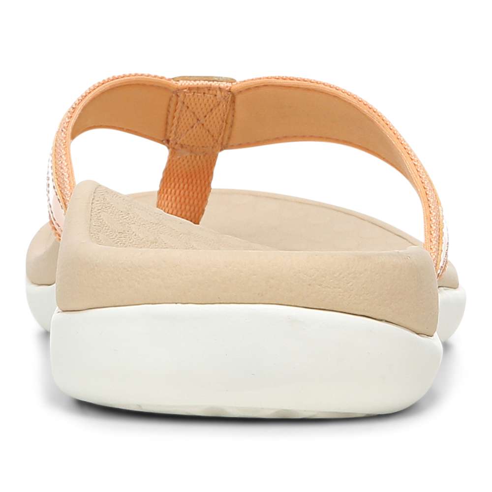 Islander Toe Post Sandal - Apricot - Image 7