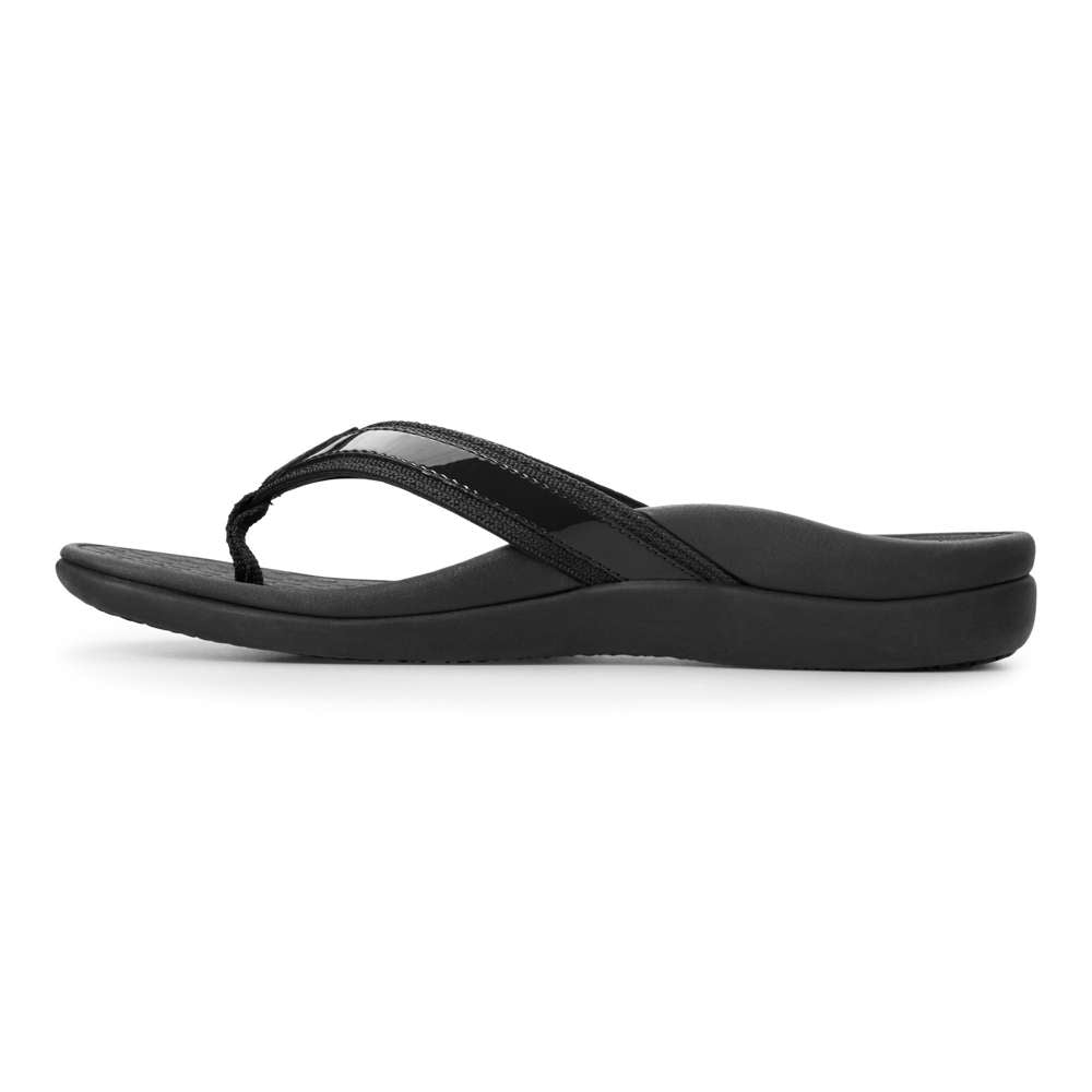 Islander Toe Post Sandal - Black - Image 3