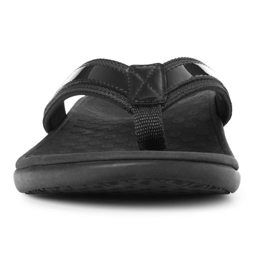 Islander Toe Post Sandal - Black - Image 5