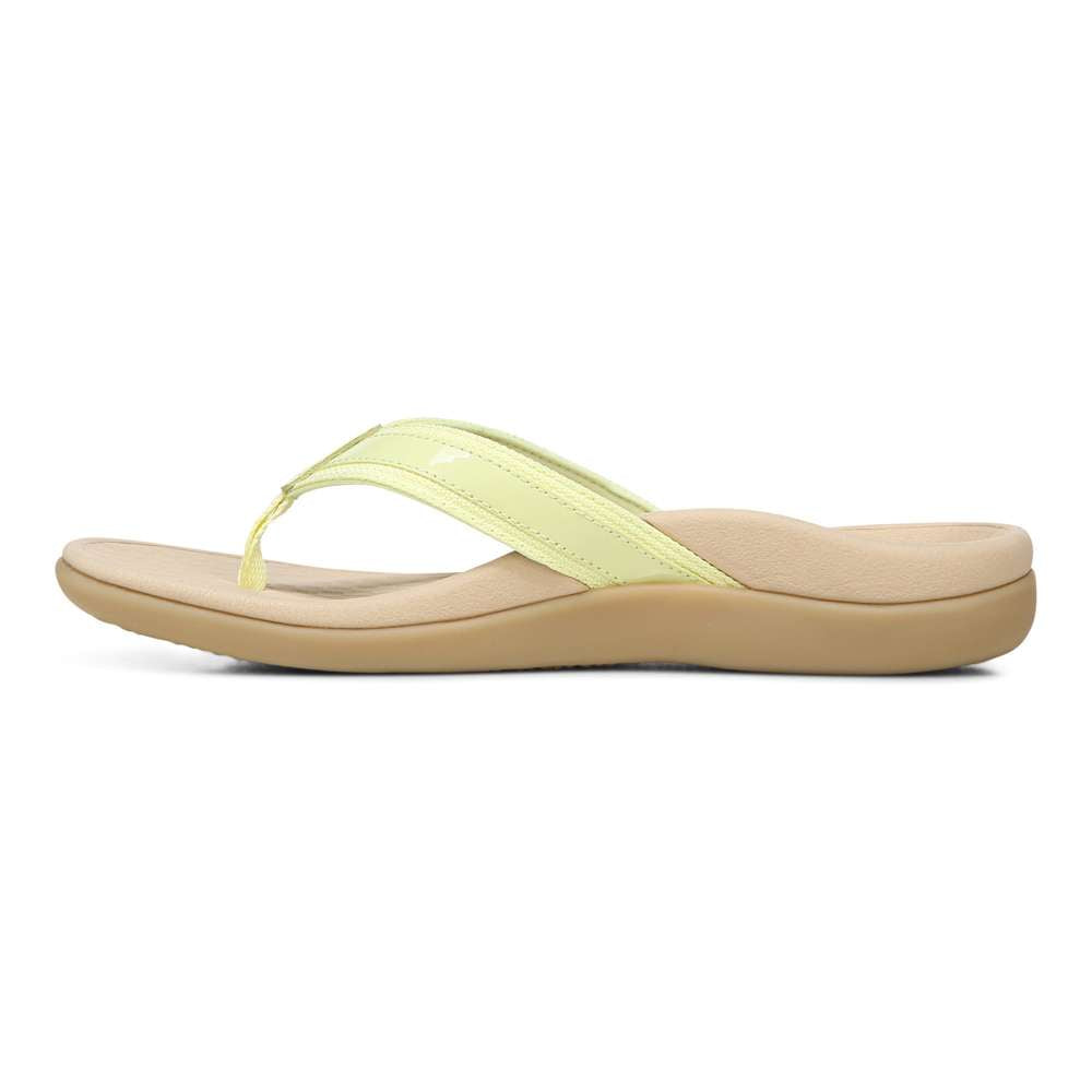 Islander Toe Post Sandal - Pale Lime - Image 3