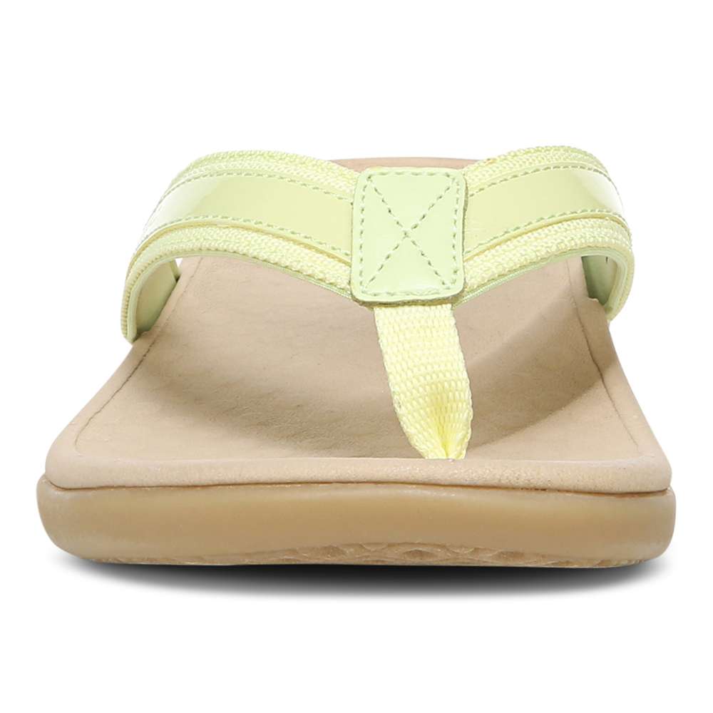 Islander Toe Post Sandal - Pale Lime - Image 5