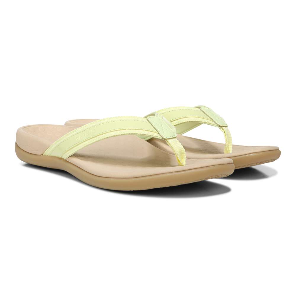 Islander Toe Post Sandal - Pale Lime - Image 6