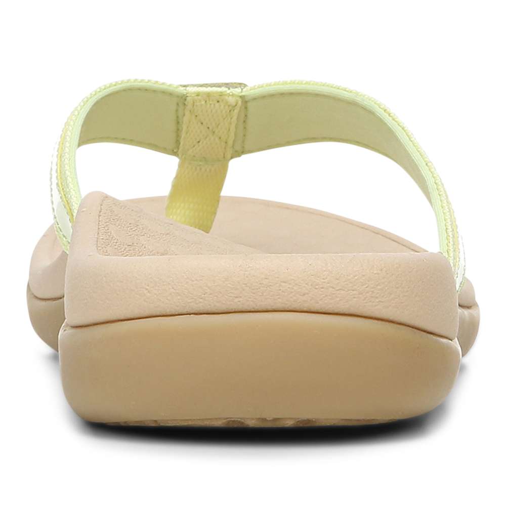 Islander Toe Post Sandal - Pale Lime - Image 7