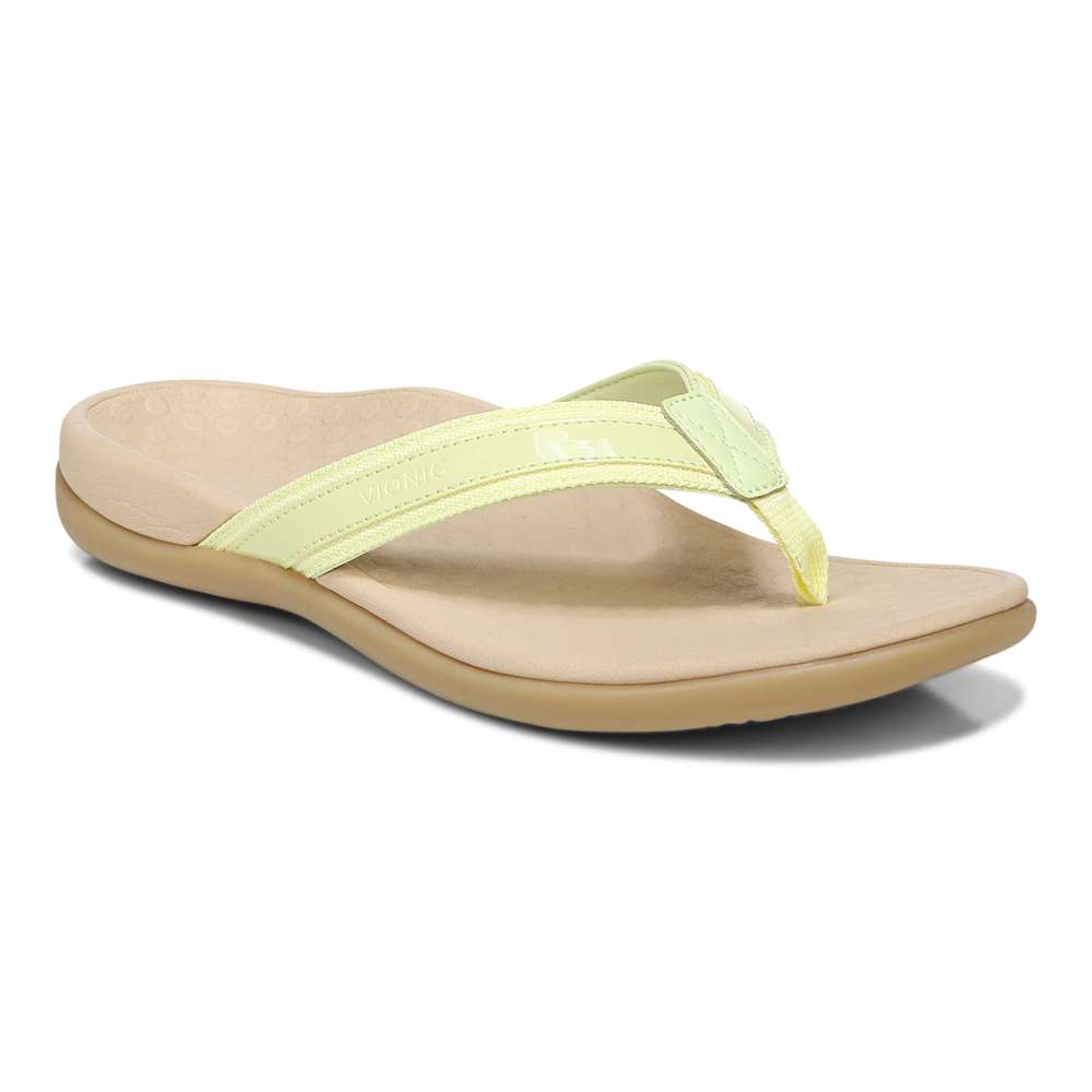 Islander Toe Post Sandal - Pale Lime - Image 8