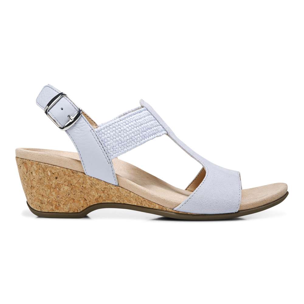 Kaytie Wedge Sandal - Blue Haze - Image 2