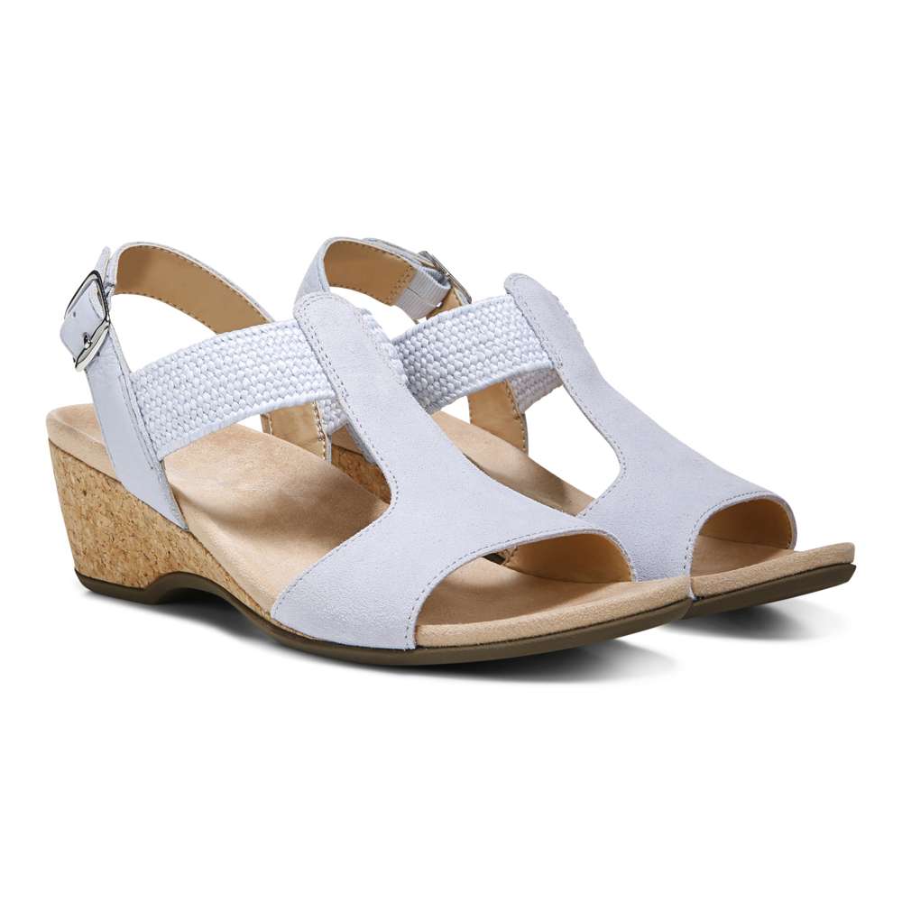 Kaytie Wedge Sandal - Blue Haze - Image 7