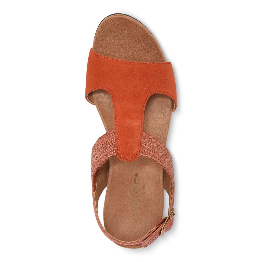 Kaytie Wedge Sandal - Clay - Image 4