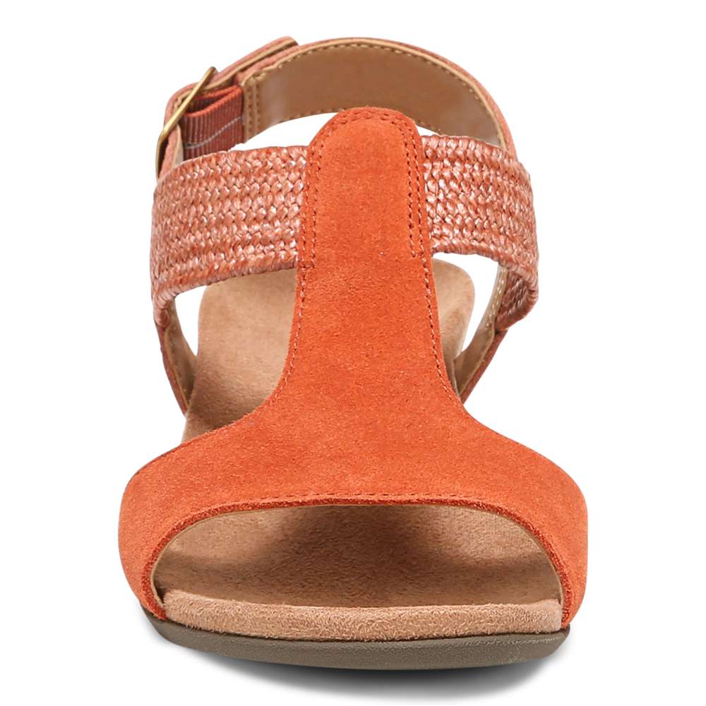 Kaytie Wedge Sandal - Clay - Image 5
