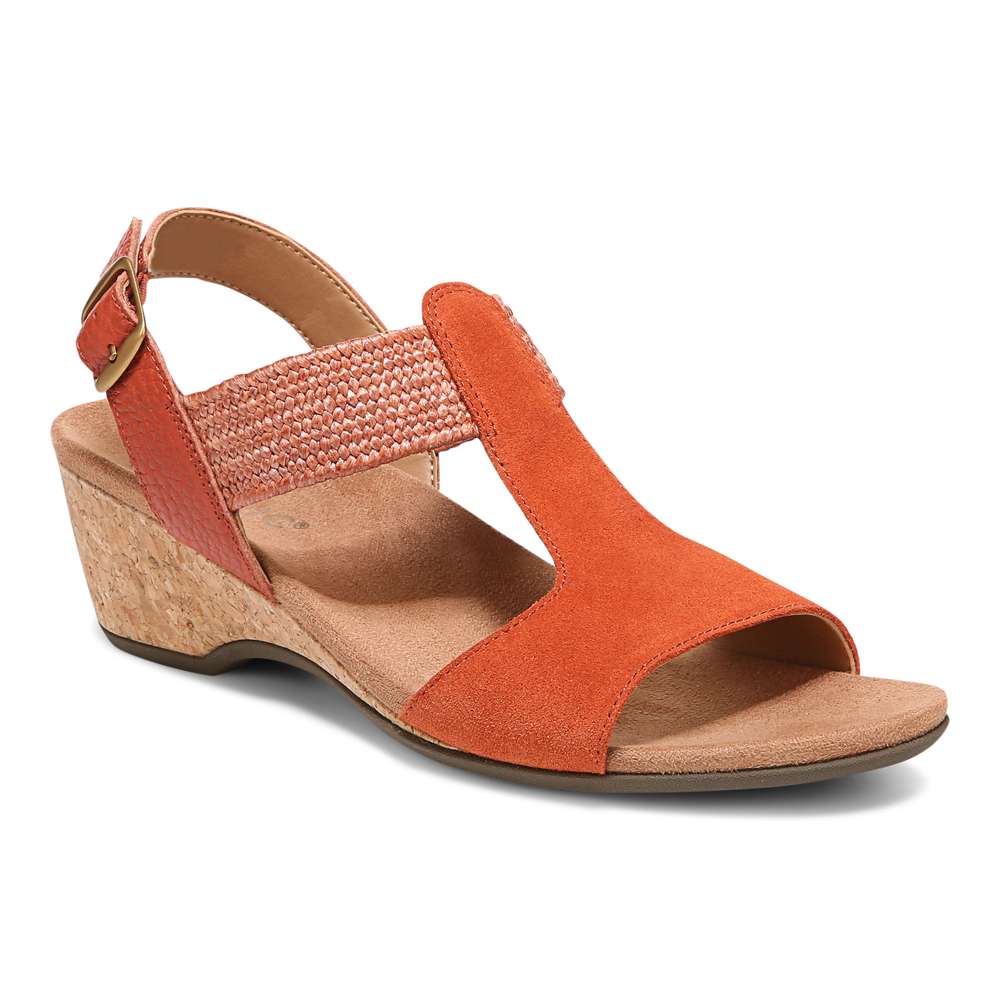 Kaytie Wedge Sandal - Clay - Image 14