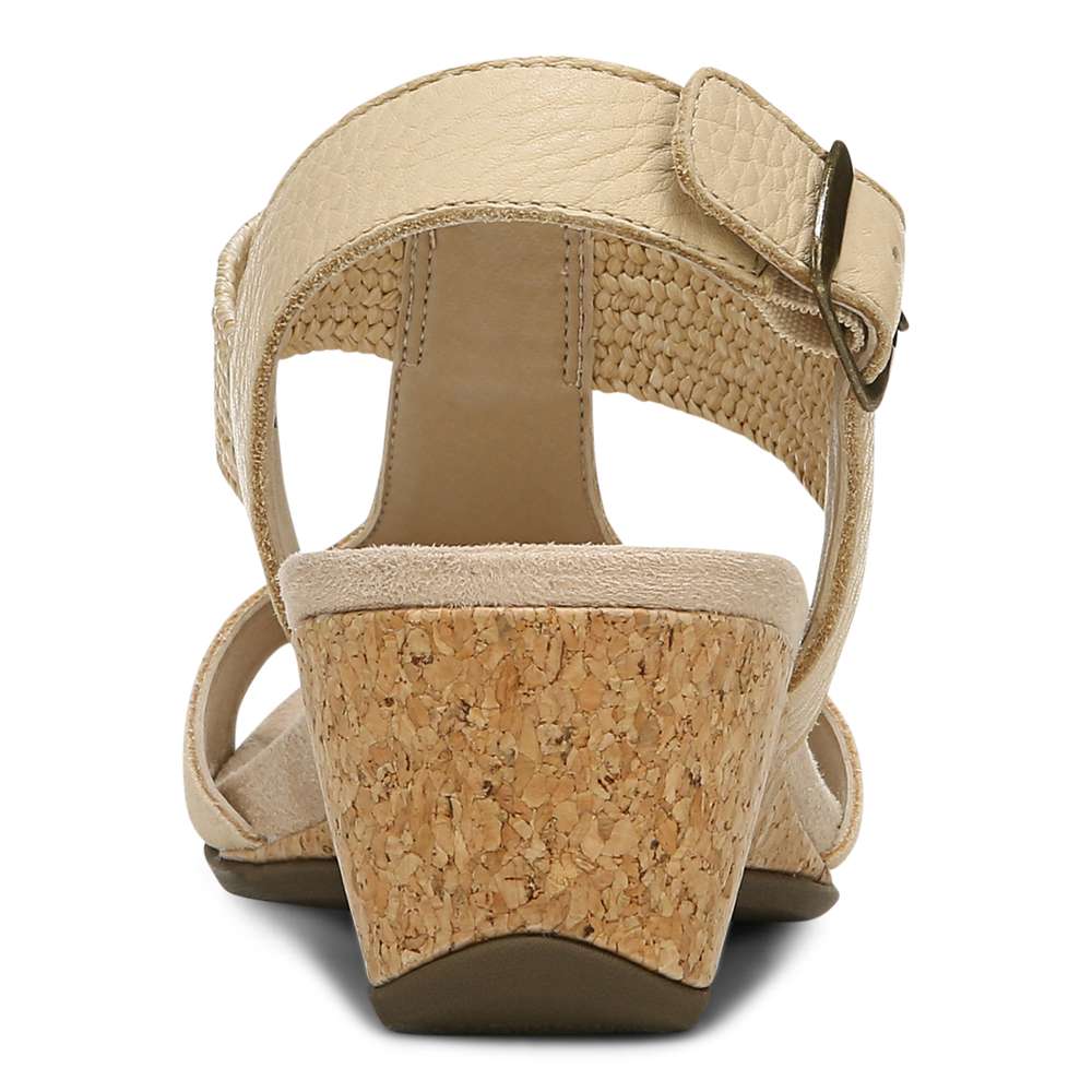 Kaytie Wedge Sandal - Semolina - Image 7