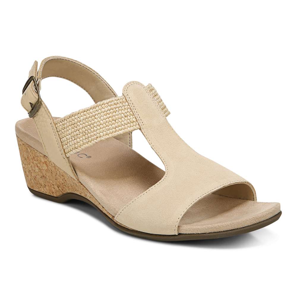 Kaytie Wedge Sandal - Semolina - Image 9