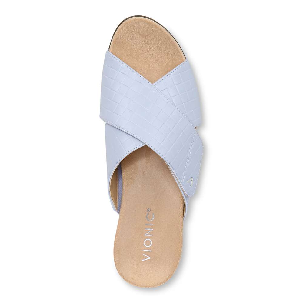 Leticia Wedge Sandal - Blue Haze - Image 4