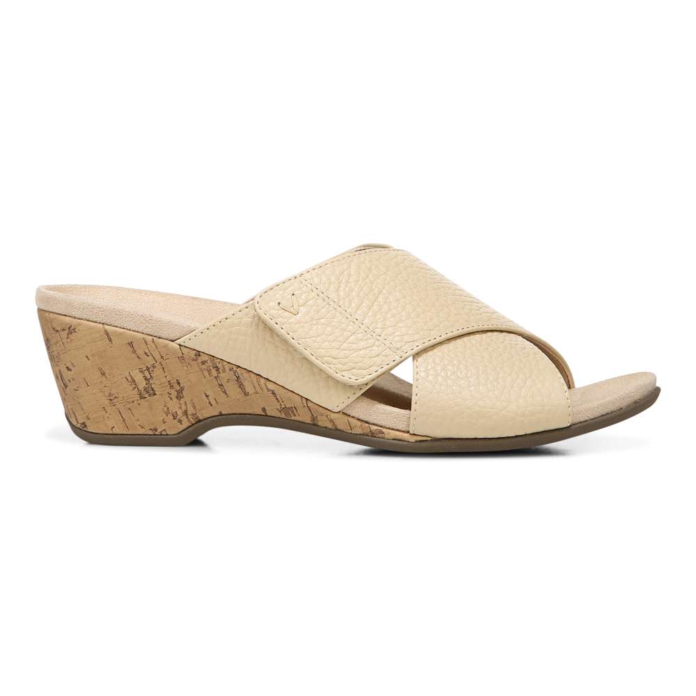Leticia Wedge Sandal - Semolina - Image 2