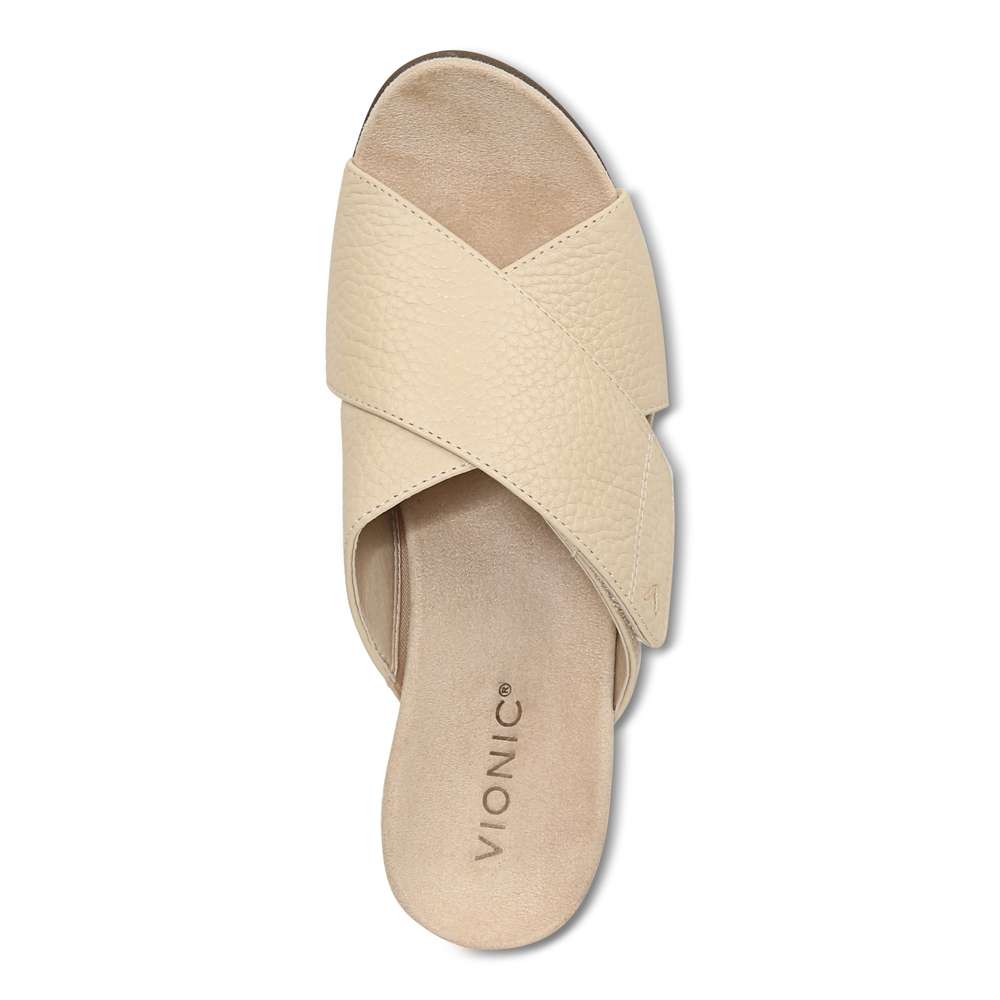 Leticia Wedge Sandal - Semolina - Image 4