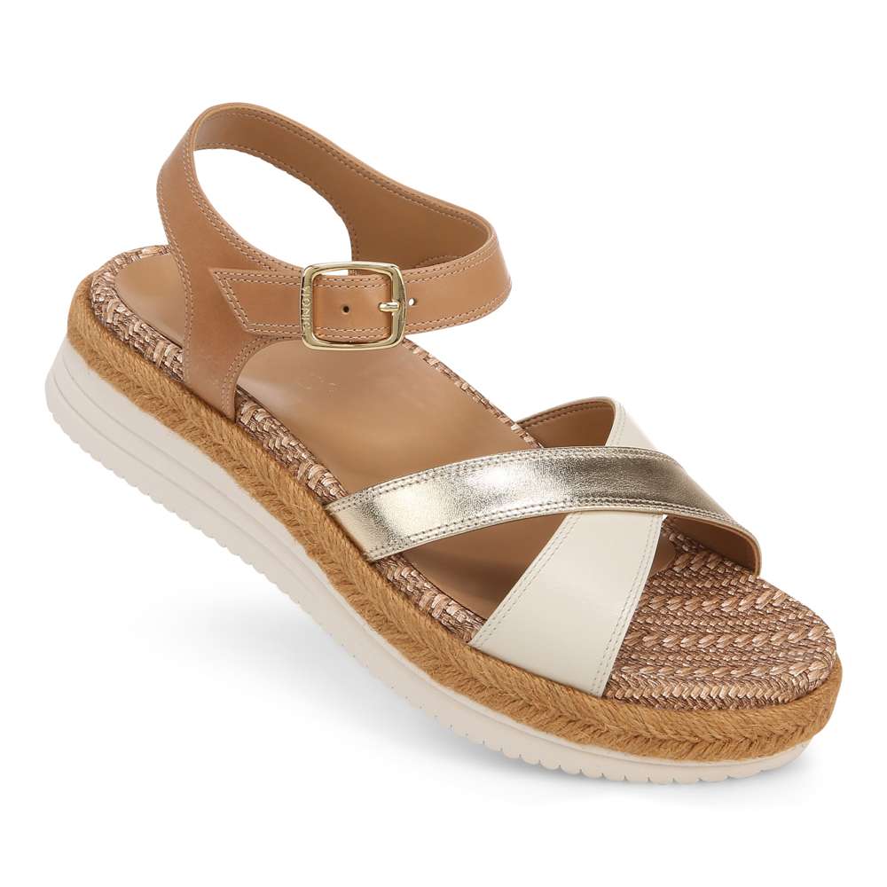 Mar Platform Sandal - Camel/Gold - Image 6