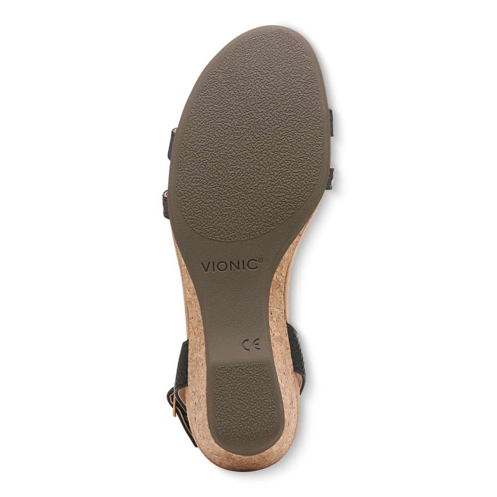 Orlanda Wedge Sandal - Black Pearl Snake - Image 7